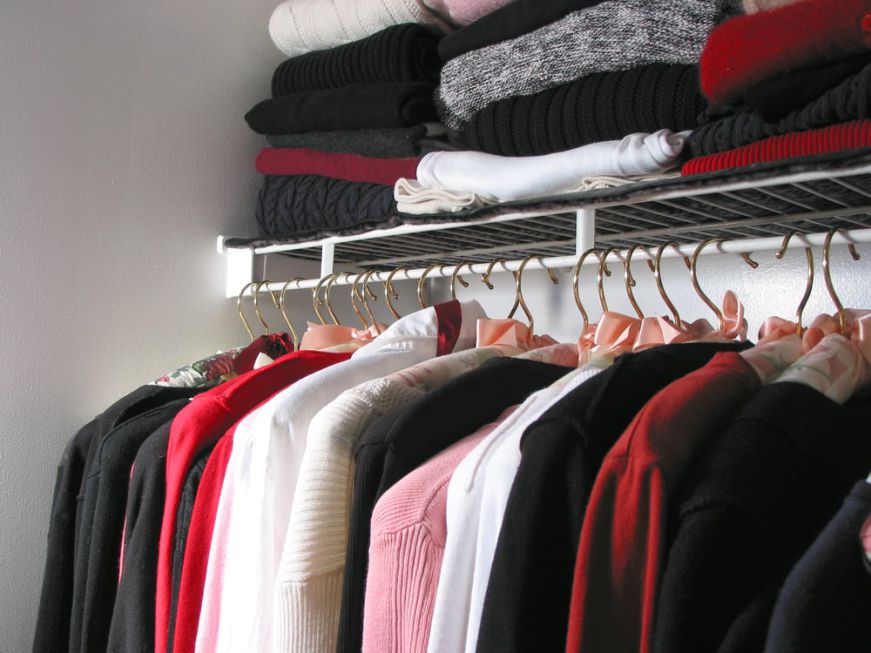 organizar o guarda roupa